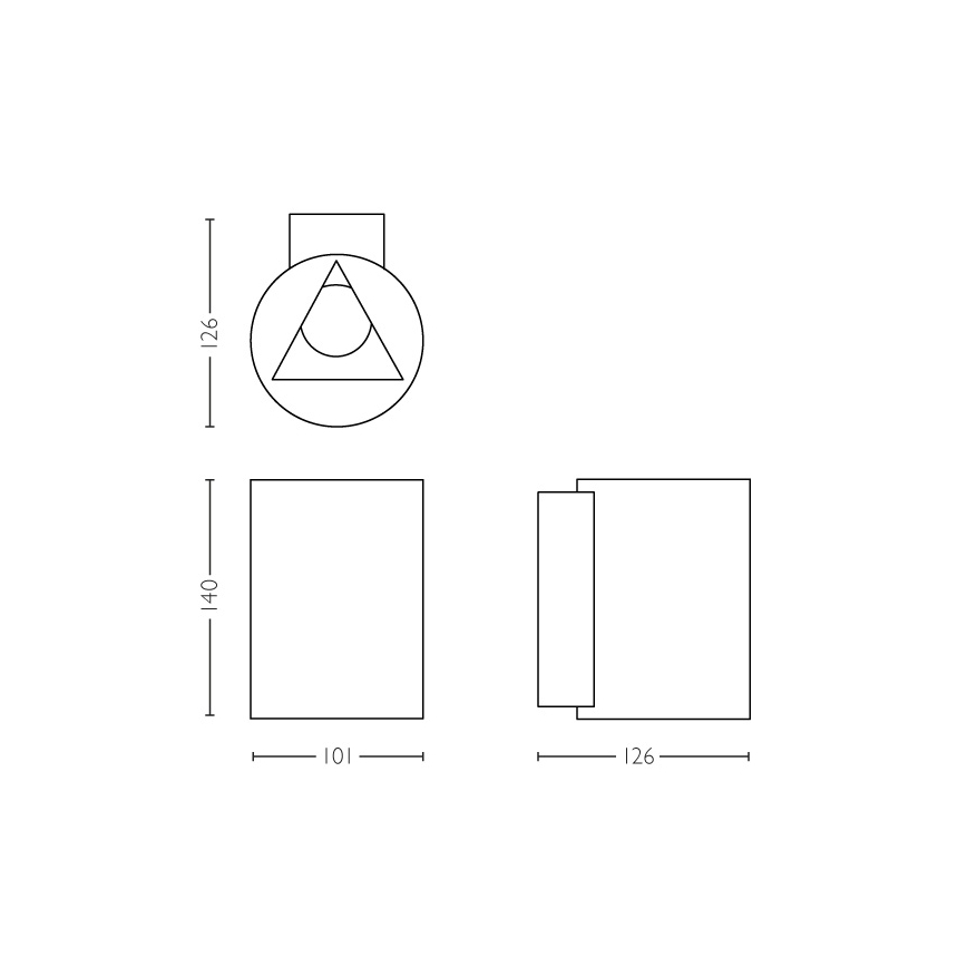 Philips - Iluminação de parede exterior LED 2xLED/4,5W IP44