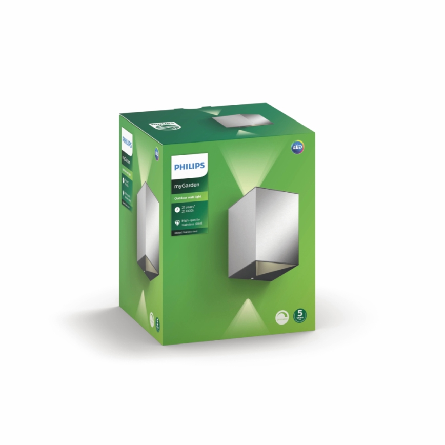 Philips - Iluminação de parede exterior LED 2xLED/4,5W/230V IP44