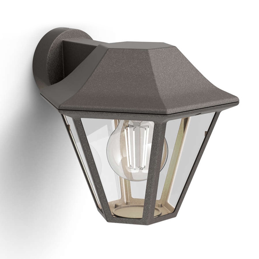 Philips - Luz de parede de exterior 1xE27/42W IP44