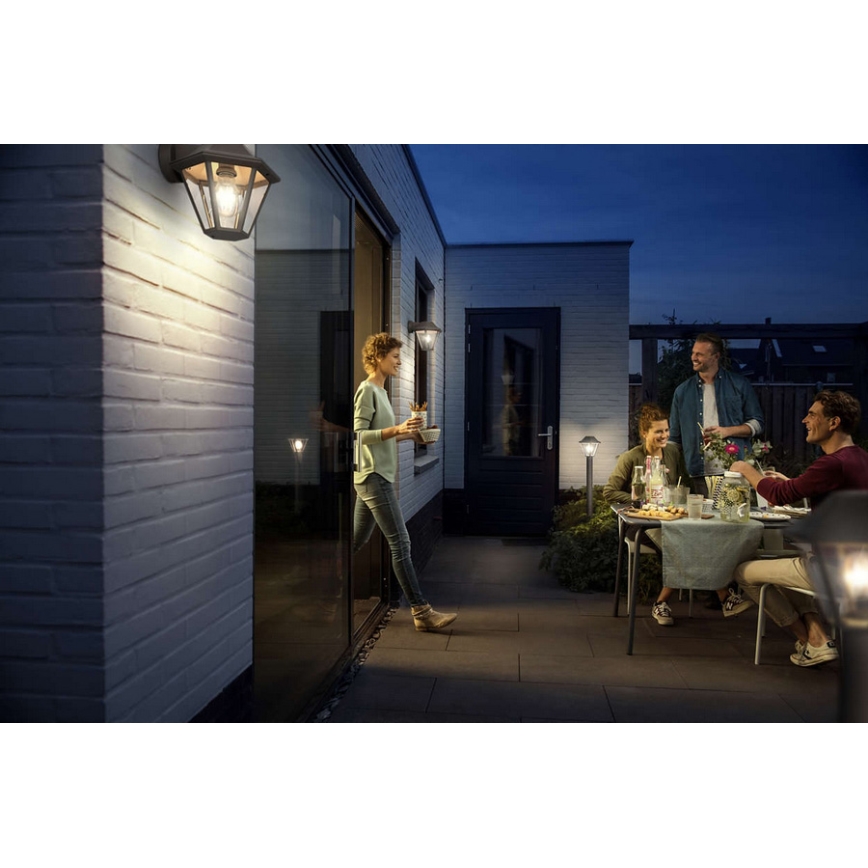Philips - Luz de parede de exterior 1xE27/42W IP44