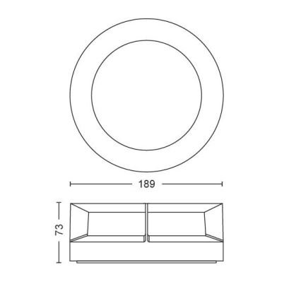 Philips - Iluminação exterior LED LED/12W/230V IP44