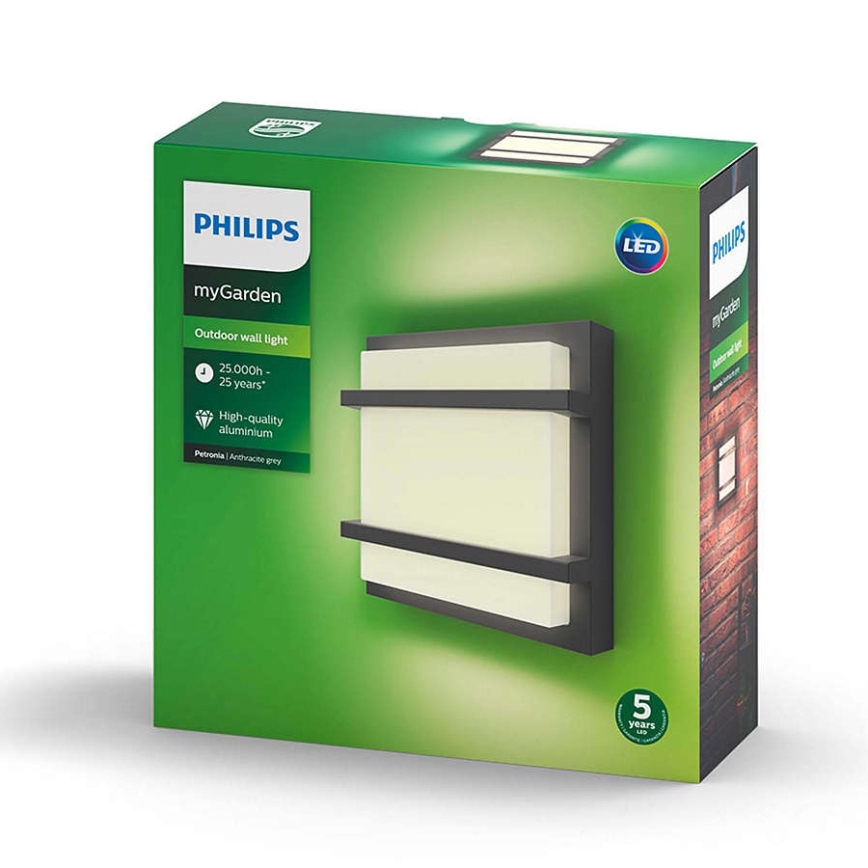 Philips - Iluminação de parede exterior LED LED/12W IP44
