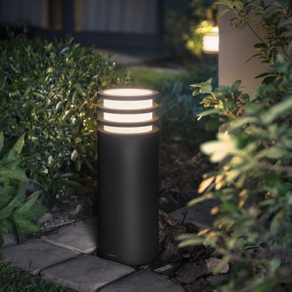 Philips - Candeeiro exterior LED com regulação Hue LUCCA 1xE27/9,5W/230V IP44