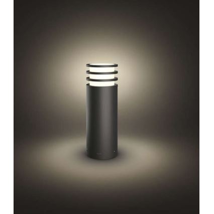Philips - Candeeiro exterior LED com regulação Hue LUCCA 1xE27/9,5W/230V IP44
