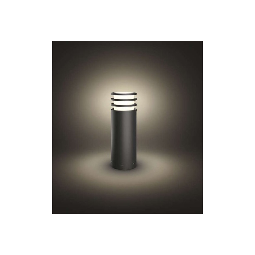 Philips - Candeeiro exterior LED com regulação Hue LUCCA 1xE27/9,5W/230V IP44