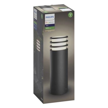 Philips - Candeeiro exterior LED com regulação Hue LUCCA 1xE27/9,5W/230V IP44