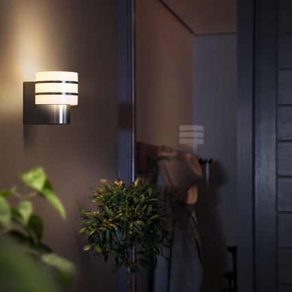 Philips - Luminária de parede exterior LED regulável Hue TUAR 1xE27/9,5W IP44