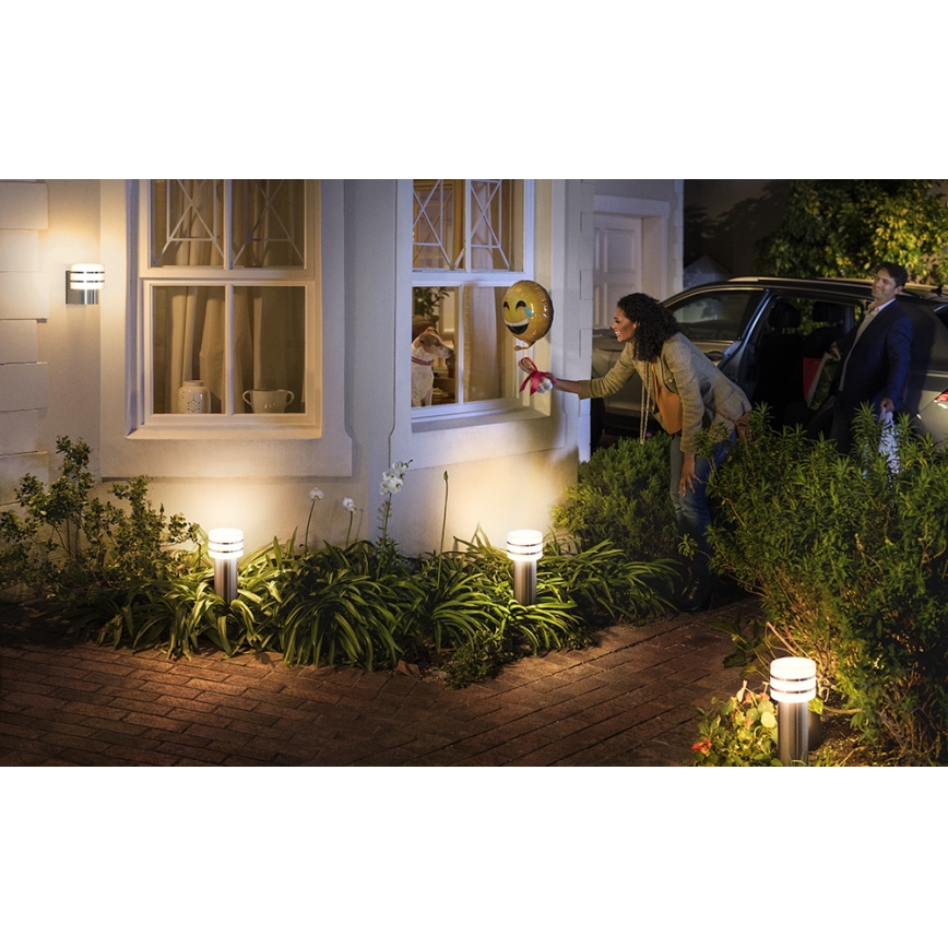 Philips - Candeeiro exterior LED com regulação Hue TUAR 1xE27/9,5W/230V IP44