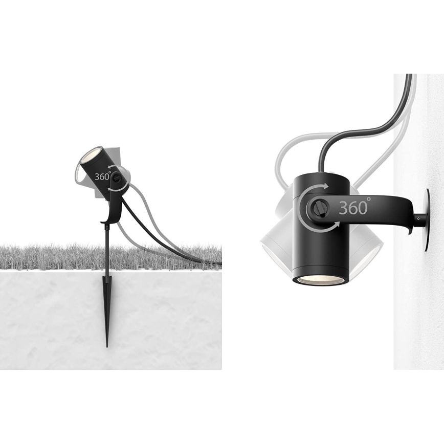 Philips - CONJUNTO 3x Foco LED Hue LILY 3xLED/8W/230V IP65