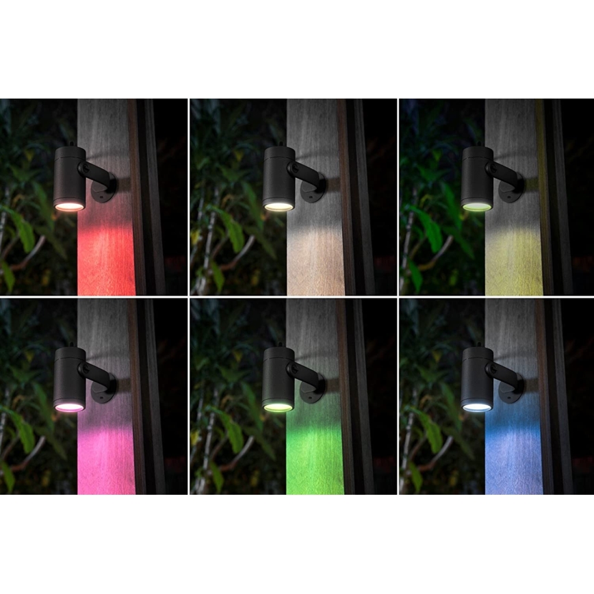 Philips - Conjunto de extensão LED RGB exterior foco Hue LILY LED/8W/230V IP65