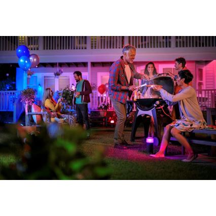 Philips - Conjunto de extensão LED RGB exterior foco Hue LILY LED/8W/230V IP65