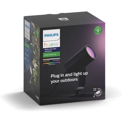 Philips - Foco de exterior LED Hue LILY LED/8W/230V IP65