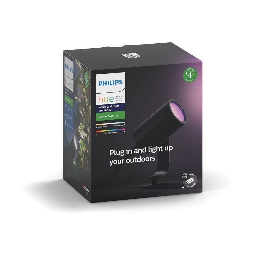 Philips - Foco de exterior LED Hue LILY LED/8W/230V IP65