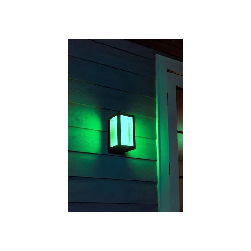 Philips - LED RGBW Iluminação de parede exterior com regulação Hue IMPRESS 2xLED/8W/230V 2000-6500K IP44