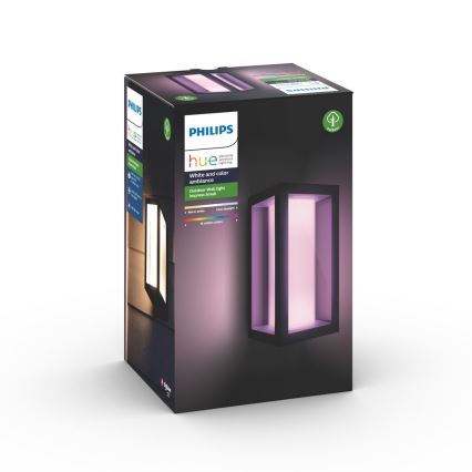 Philips - LED RGBW Iluminação de parede exterior com regulação Hue IMPRESS 2xLED/8W/230V 2000-6500K IP44