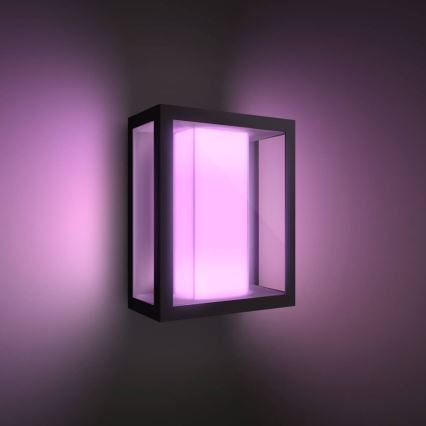 Philips - LED RGBW Iluminação de parede exterior com regulação Hue IMPRESS 2xLED/8W/230V IP44