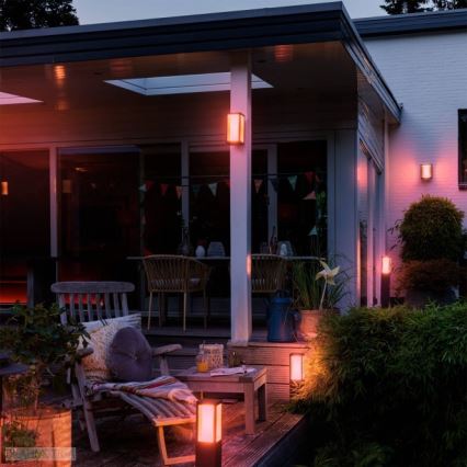 Philips - LED RGBW Regulação exterior candeeiro Hue IMPRESS LED/16W/230V 2000-6500K IP44