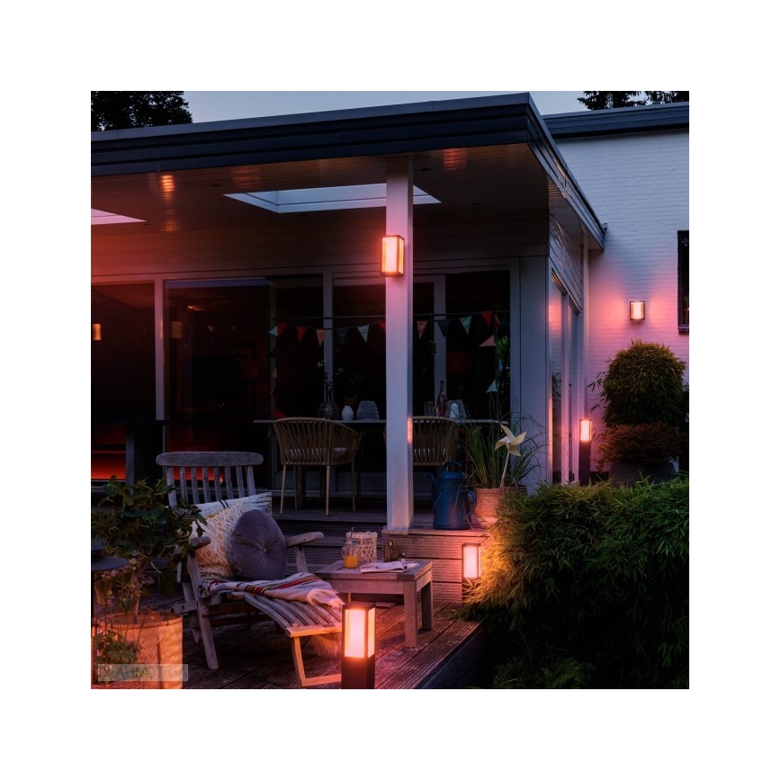 Philips - LED RGBW Regulação exterior candeeiro Hue IMPRESS LED/16W/230V 2000-6500K IP44