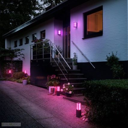 Philips - LED RGBW Regulação exterior candeeiro Hue IMPRESS LED/16W/230V 2000-6500K IP44