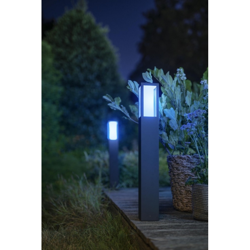 Philips - Candeeiro exterior LED RGB Hue IMPRESS 2xLED/8W/230V IP44