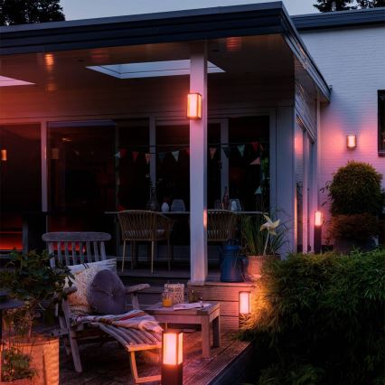 Philips - Candeeiro exterior LED RGB Hue IMPRESS 2xLED/8W/230V IP44