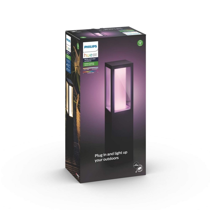 Philips - LED RGBW Regulação exterior candeeiro Hue IMPRESS LED/16W/24V IP44