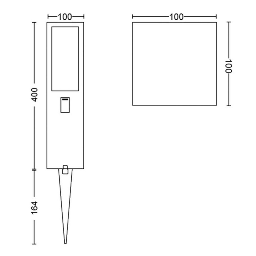 Philips - LED RGBW Regulação exterior candeeiro Hue IMPRESS LED/16W/24V IP44