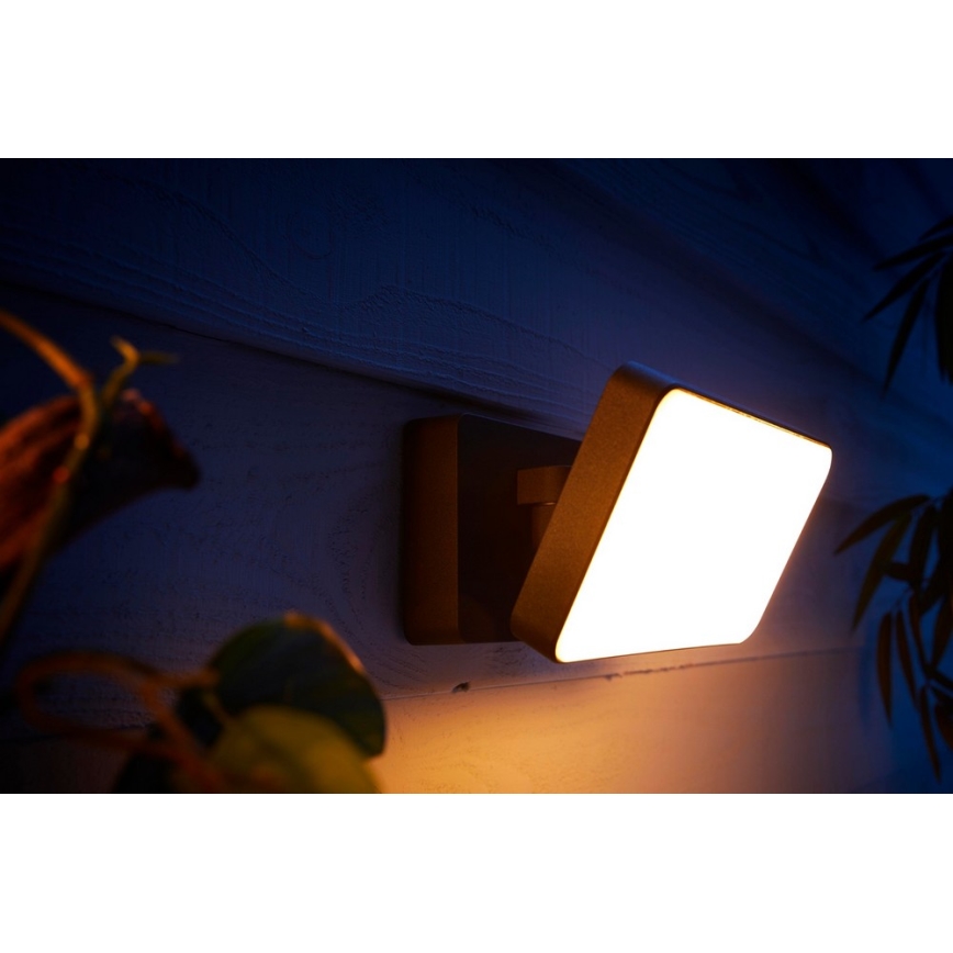 Philips - LED RGBW Regulação exterior reflektor Hue DISCOVER 2xLED/15W/230V 2000-6500K IP44