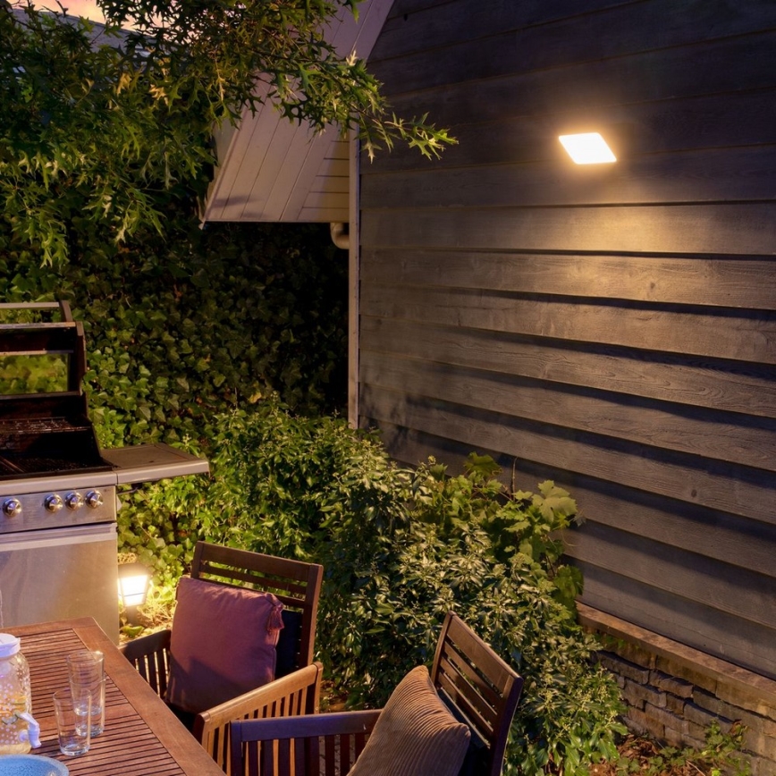 Philips - LED RGBW Regulação exterior reflektor Hue DISCOVER 2xLED/15W/230V 2000-6500K IP44
