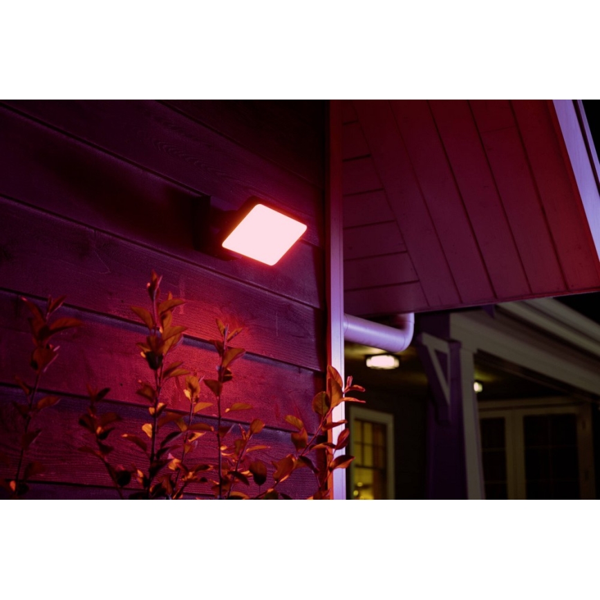 Philips - LED RGBW Regulação exterior reflektor Hue DISCOVER 2xLED/15W/230V 2000-6500K IP44