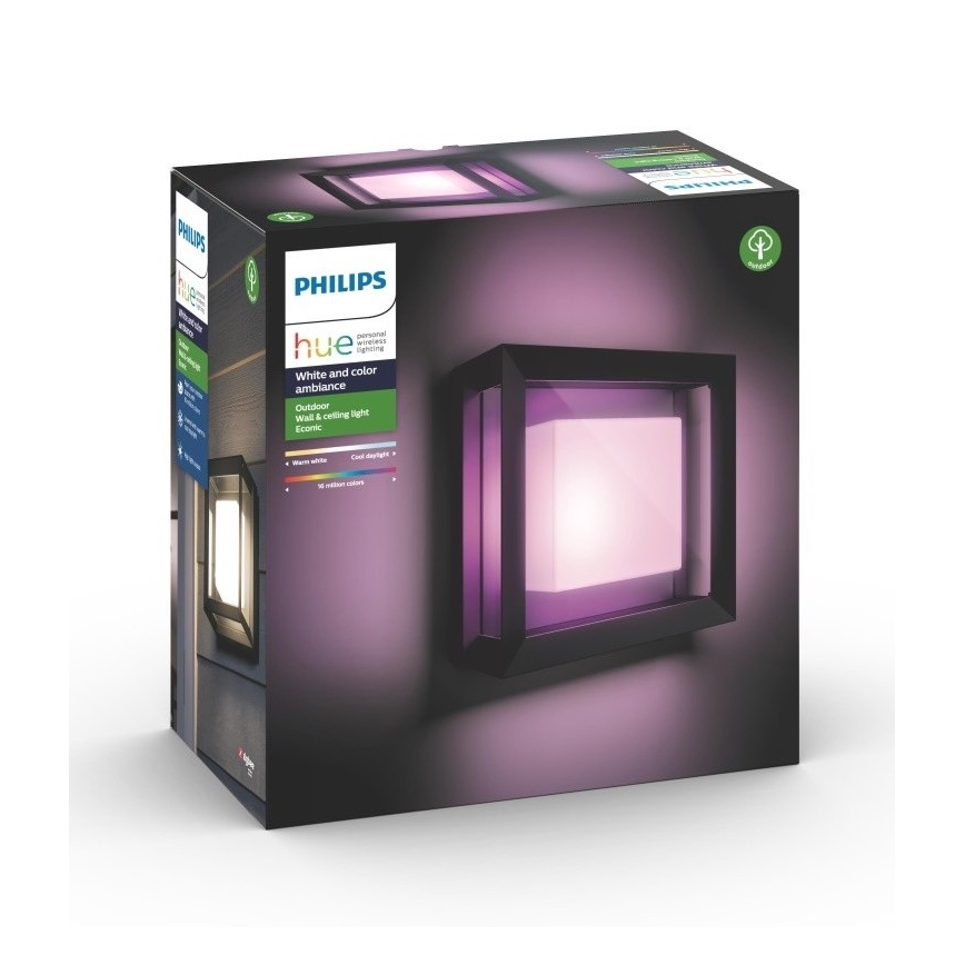 Philips - LED RGBW Iluminação de parede exterior com regulação Hue ECONIC LED/15W/230V 2000-6500K IP44