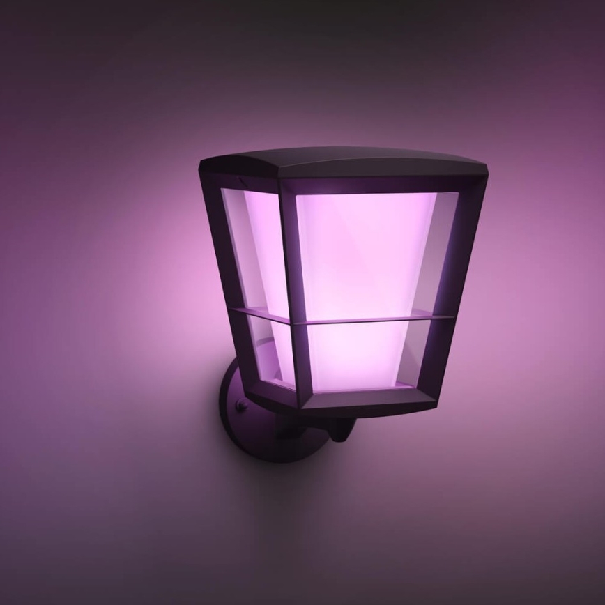 Philips - LED RGBW Iluminação de parede exterior com regulação Hue ECONIC LED/15W/230V IP44