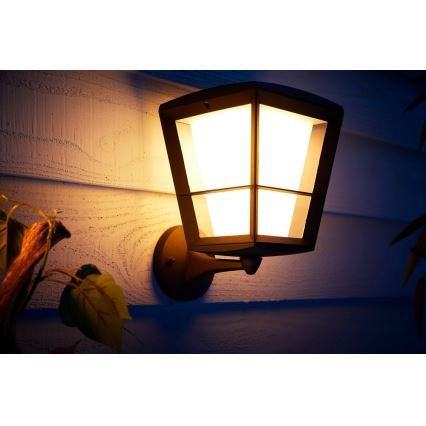 Philips - LED RGBW Iluminação de parede exterior com regulação Hue ECONIC LED/15W/230V IP44