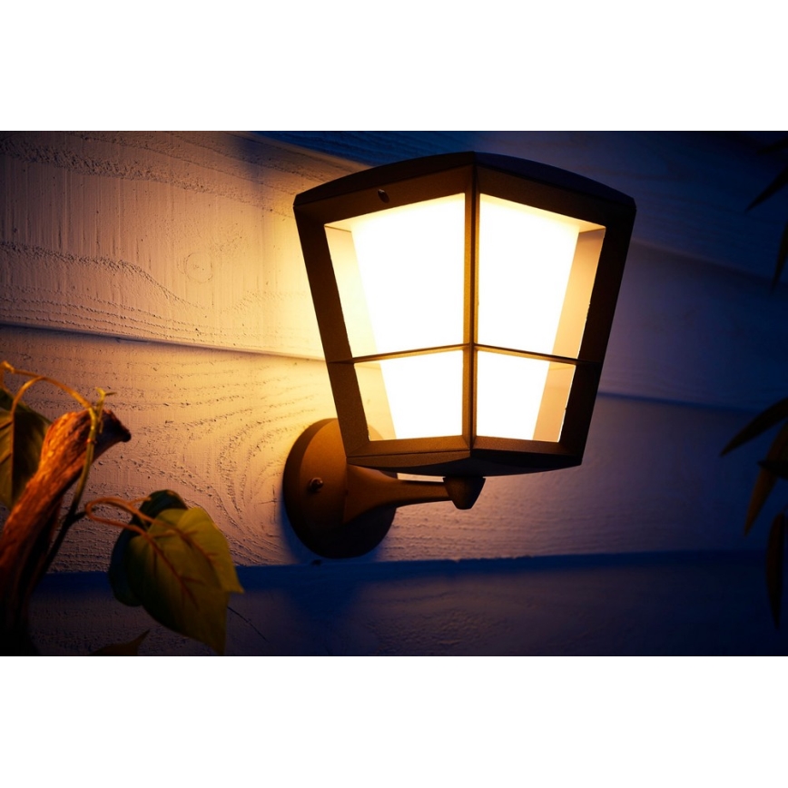 Philips - LED RGBW Iluminação de parede exterior com regulação Hue ECONIC LED/15W/230V IP44