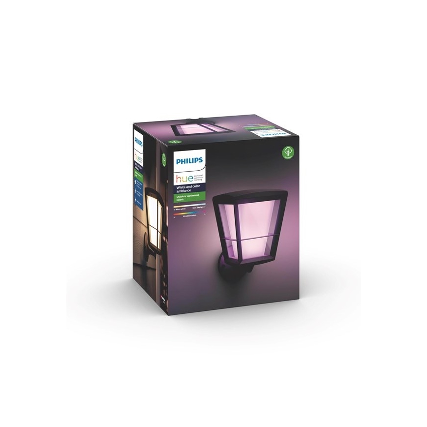 Philips - LED RGBW Iluminação de parede exterior com regulação Hue ECONIC LED/15W/230V IP44