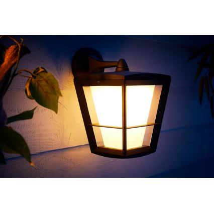 Philips - LED RGBW Iluminação de parede exterior com regulação Hue ECONIC LED/15W/230V 2000-6500K IP44