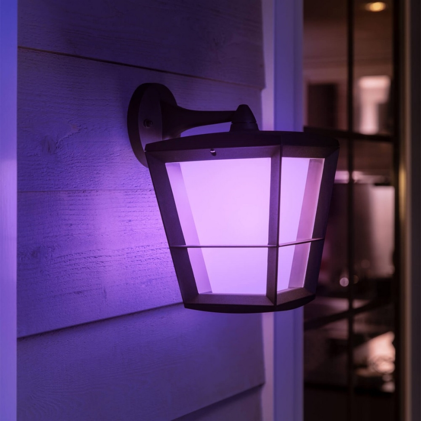 Philips - LED RGBW Iluminação de parede exterior com regulação Hue ECONIC LED/15W/230V 2000-6500K IP44