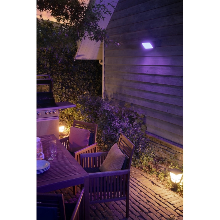Philips - LED RGBW Regulação exterior candeeiro Hue ECONIC LED/15W/230V IP44