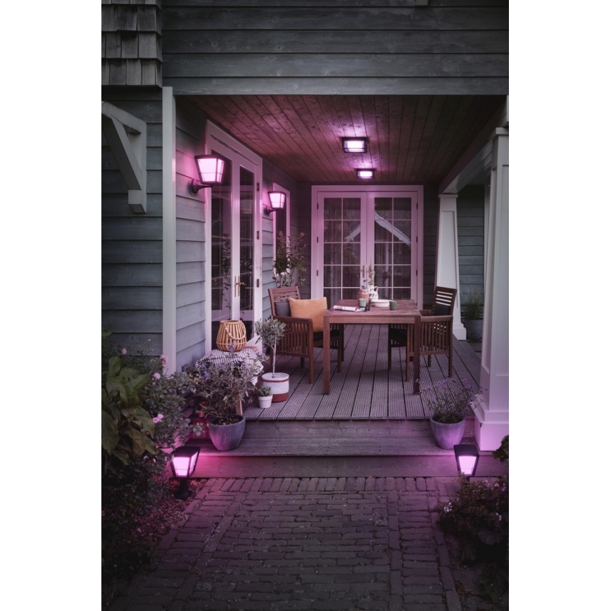 Philips - LED RGBW Regulação exterior candeeiro Hue ECONIC LED/15W/230V IP44
