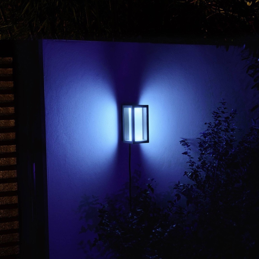 Philips - LED RGBW Iluminação de parede exterior com regulação Hue IMPRESS 2xLED/8W/24V 2000-6500K IP44
