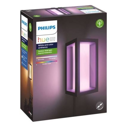 Philips - LED RGBW Iluminação de parede exterior com regulação Hue IMPRESS 2xLED/8W/24V 2000-6500K IP44