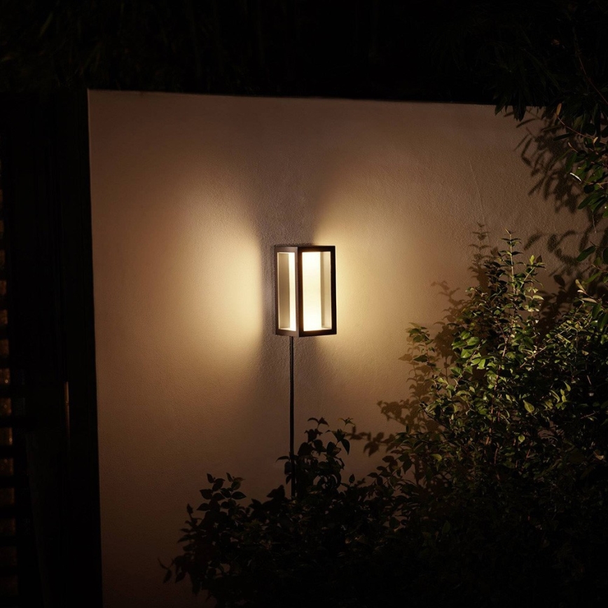Philips - LED RGBW Iluminação de parede exterior com regulação Hue IMPRESS 2xLED/8W/24V 2000-6500K IP44
