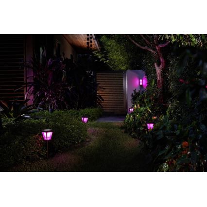 Philips - LED RGBW Iluminação de parede exterior com regulação Hue IMPRESS 2xLED/8W/24V 2000-6500K IP44
