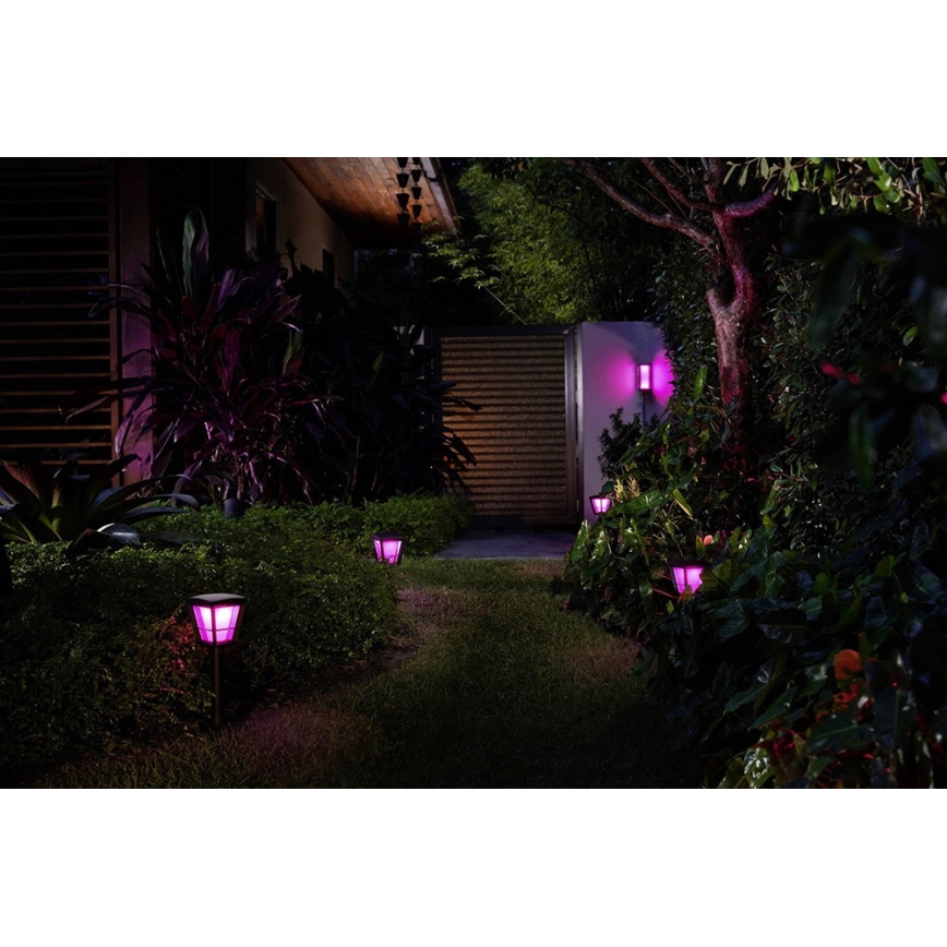 Philips - LED RGBW Iluminação de parede exterior com regulação Hue IMPRESS 2xLED/8W/24V 2000-6500K IP44
