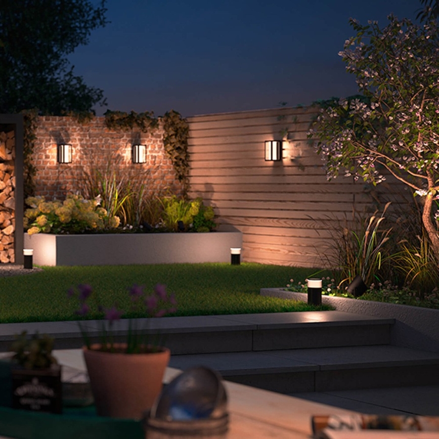 Philips - LED RGBW Iluminação de parede exterior com regulação Hue IMPRESS 2xLED/8W/24V 2000-6500K IP44
