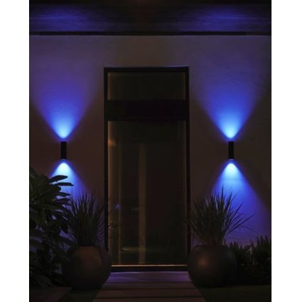 Philips - LED RGBW Iluminação de parede exterior com regulação Hue APPEAR 2xLED/8W/230V IP44