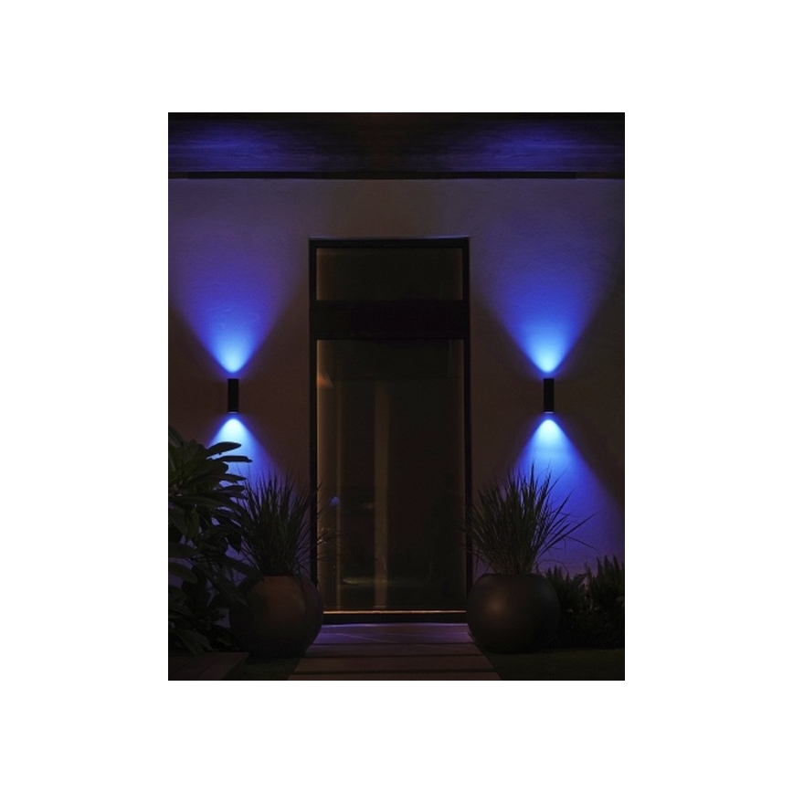 Philips - LED RGBW Iluminação de parede exterior com regulação Hue APPEAR 2xLED/8W/230V IP44