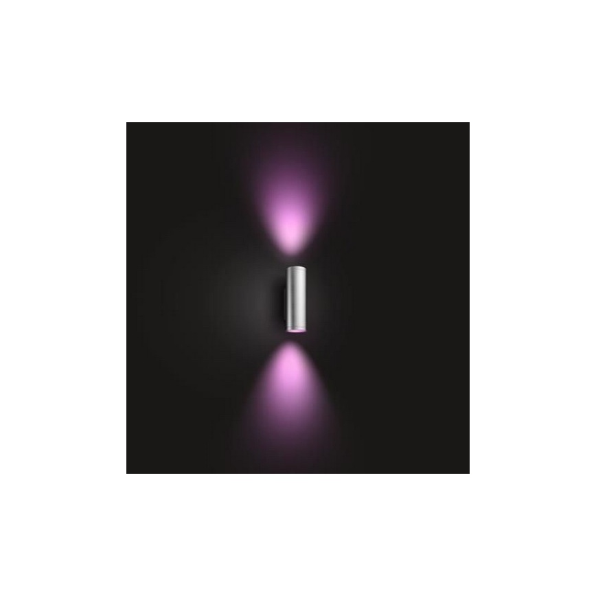 Philips - LED RGBW Iluminação de parede exterior com regulação Hue APPEAR 2xLED/8W/230V IP44