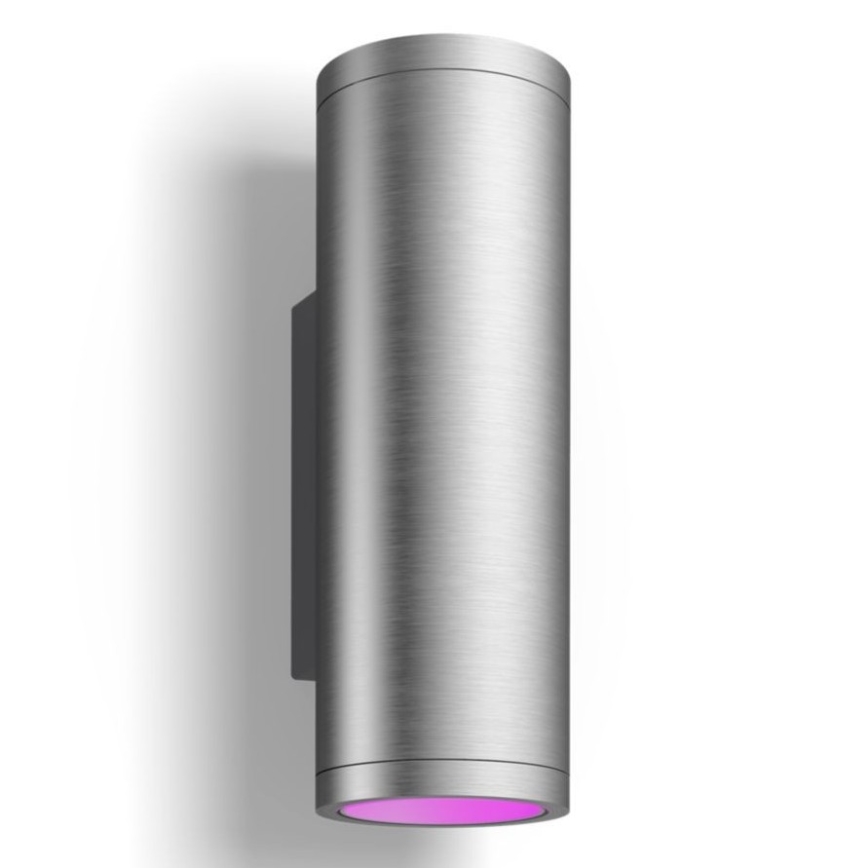 Philips - LED RGBW Iluminação de parede exterior com regulação Hue APPEAR 2xLED/8W/230V IP44