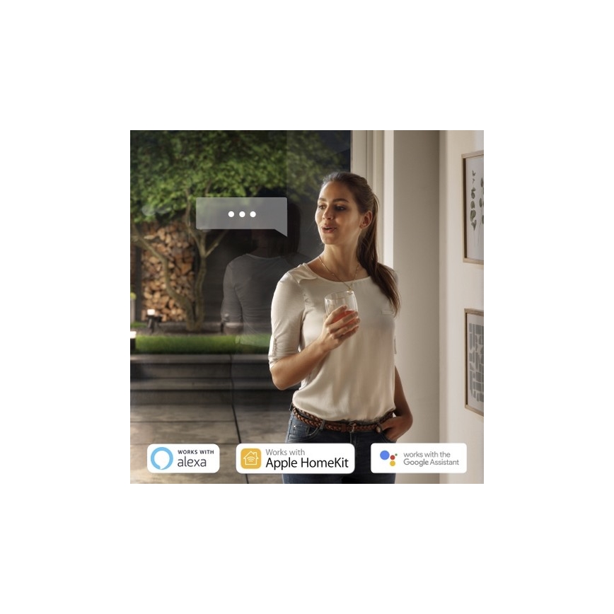 Philips - LED RGBW Iluminação de parede exterior com regulação Hue RESONATE 2xLED/8W/230V 2000-6500K IP44